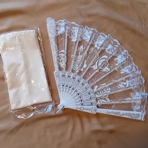 Lace Fan Set